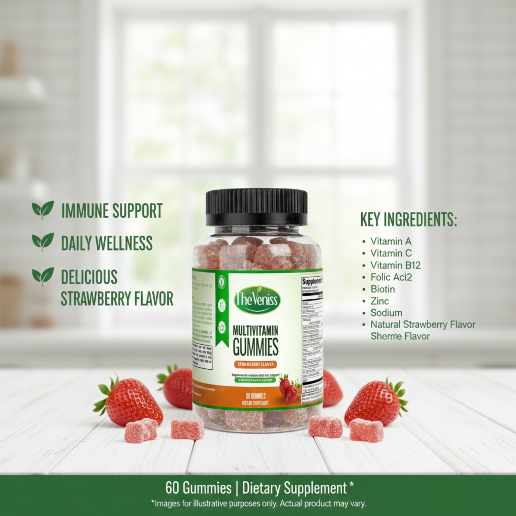 Multivitamin Gummies - Strawberry Flavor