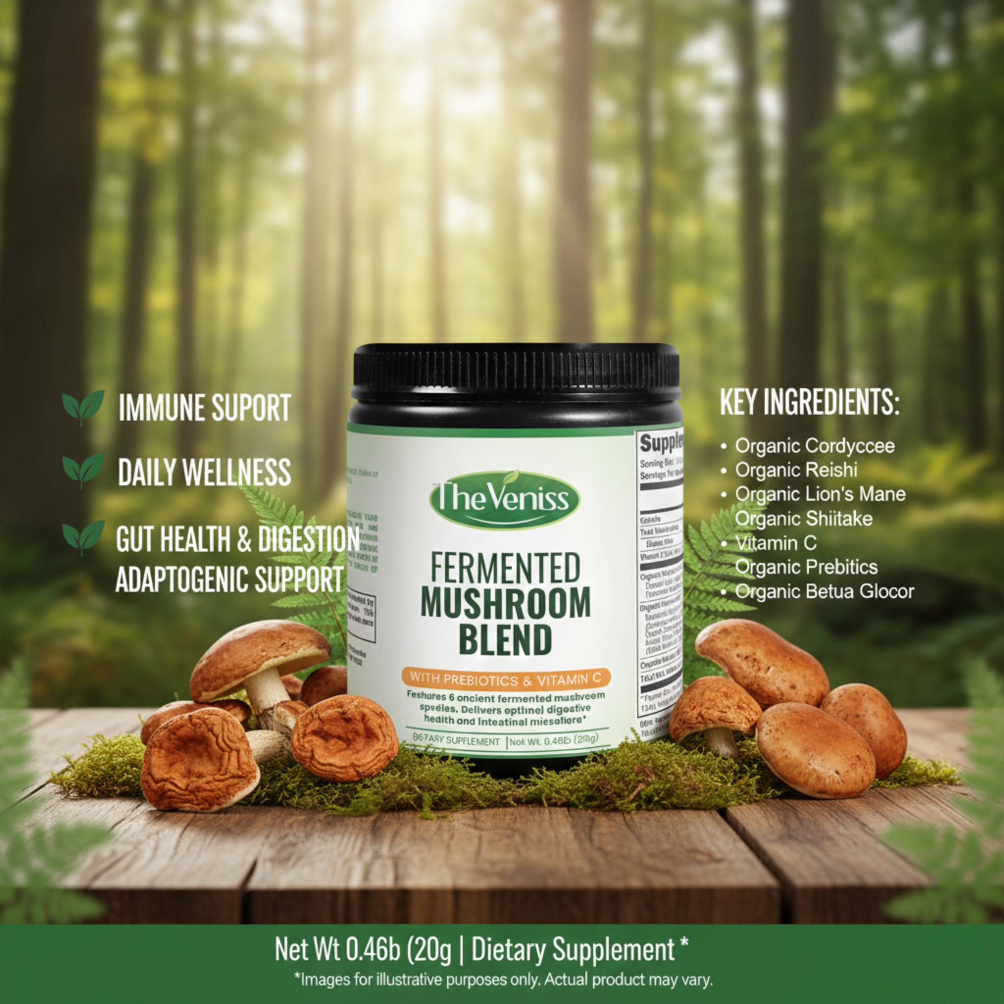 Fermented Mushroom Blend